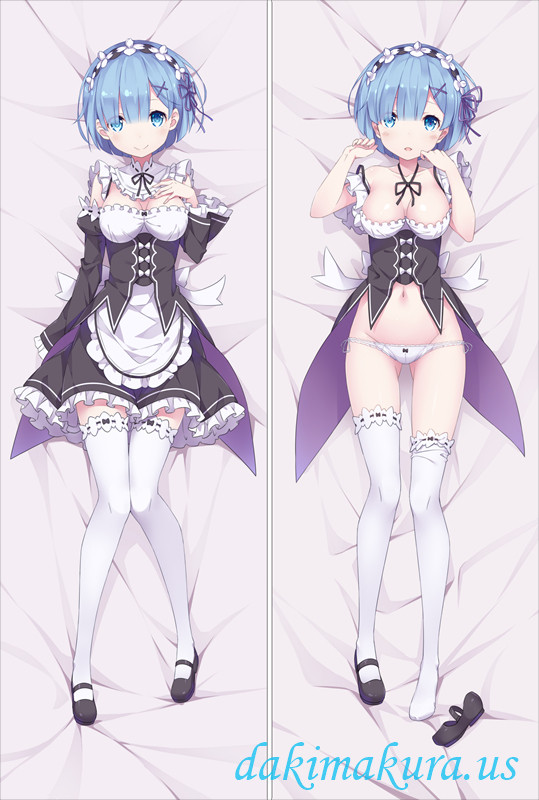 Re Zero Rem Ram Dakimakura 3d pillow japanese anime pillowcase